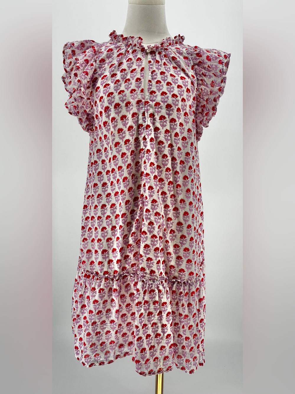 Oliphant Women’s Flirty Ruffle Hem Dress - Size XS - Picture 4 of 15